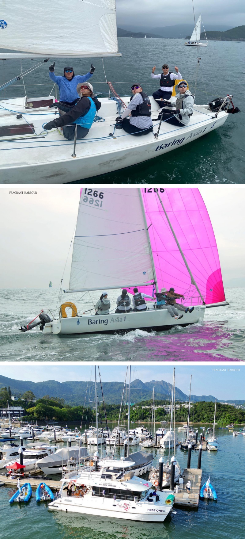 【蝉联冠军】南沙青少年帆船队扬帆香港白沙湾游艇会春季赛